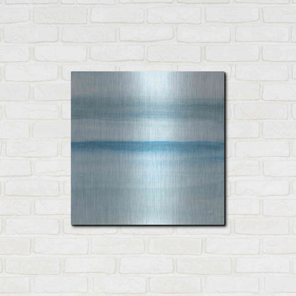 Luxe Metal Art 'Coastal Abstraction II' by Chris Paschke, Metal Wall Art,24x24