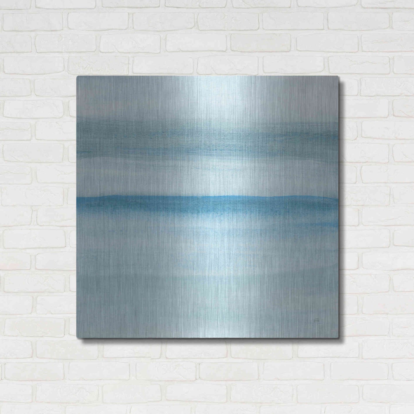 Luxe Metal Art 'Coastal Abstraction II' by Chris Paschke, Metal Wall Art,36x36