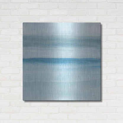 Luxe Metal Art 'Coastal Abstraction II' by Chris Paschke, Metal Wall Art,36x36