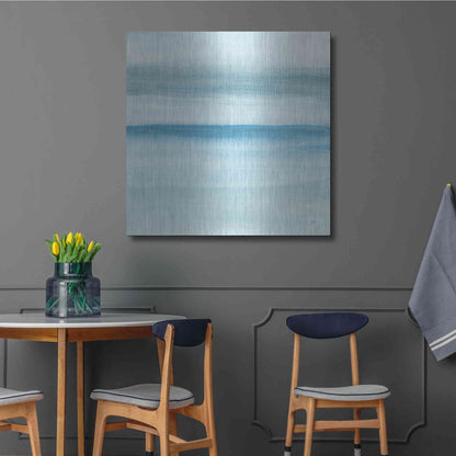 Luxe Metal Art 'Coastal Abstraction II' by Chris Paschke, Metal Wall Art,36x36