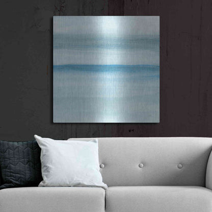 Luxe Metal Art 'Coastal Abstraction II' by Chris Paschke, Metal Wall Art,36x36