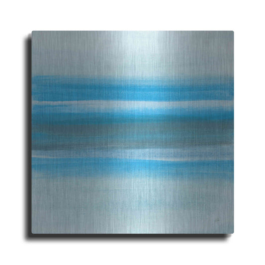 Luxe Metal Art 'Coastal Abstraction III' by Chris Paschke, Metal Wall Art