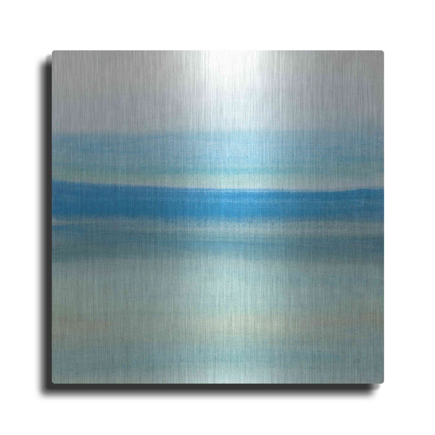 Luxe Metal Art 'Coastal Abstraction IV' by Chris Paschke, Metal Wall Art