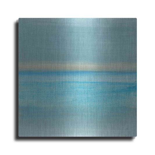 Luxe Metal Art 'Coastal Abstraction VI' by Chris Paschke, Metal Wall Art