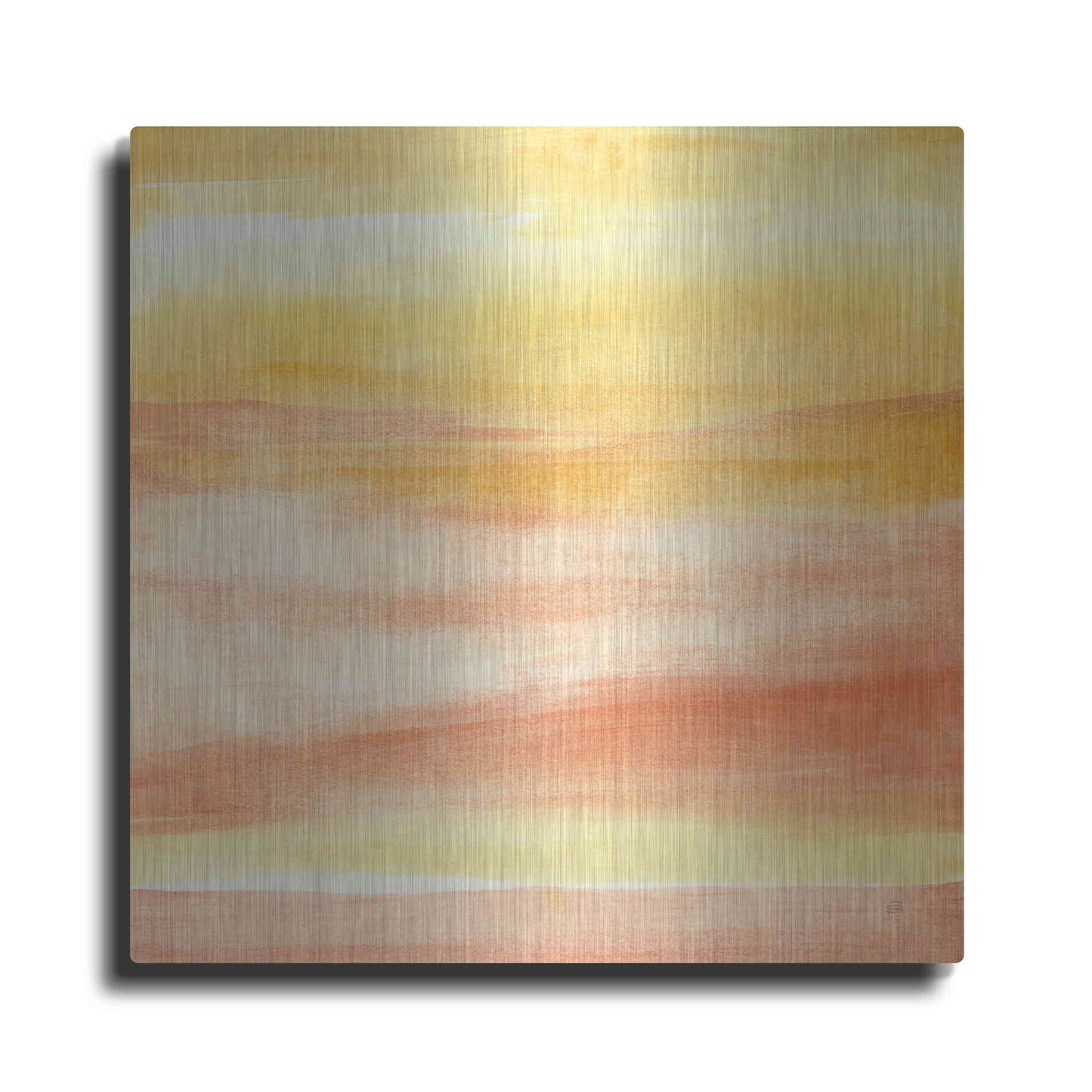 Luxe Metal Art 'Golden Sands II' by Chris Paschke, Metal Wall Art