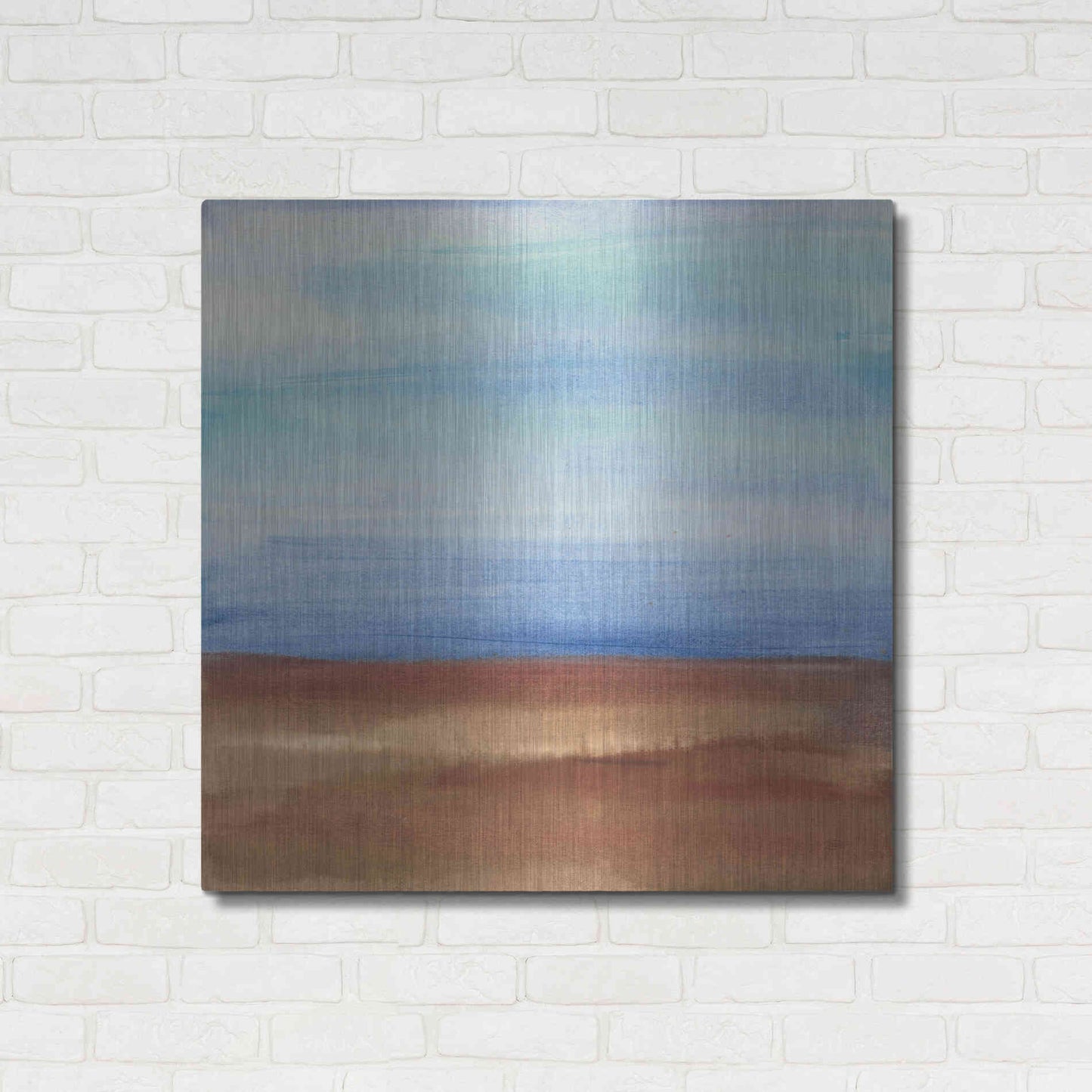 Luxe Metal Art 'Sandy Ridge I' by Chris Paschke, Metal Wall Art,36x36