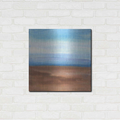 Luxe Metal Art 'Sandy Ridge II' by Chris Paschke, Metal Wall Art,24x24