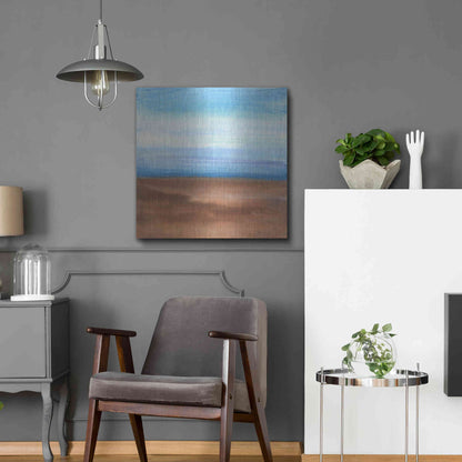 Luxe Metal Art 'Sandy Ridge II' by Chris Paschke, Metal Wall Art,24x24