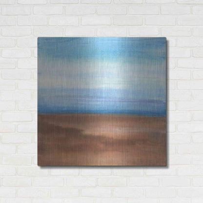 Luxe Metal Art 'Sandy Ridge II' by Chris Paschke, Metal Wall Art,36x36