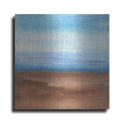 Luxe Metal Art 'Sandy Ridge II' by Chris Paschke, Metal Wall Art