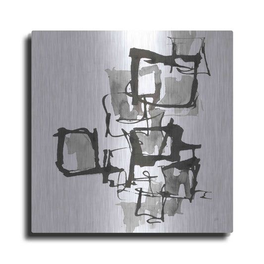 Luxe Metal Art 'Boxed In I' by Chris Paschke, Metal Wall Art