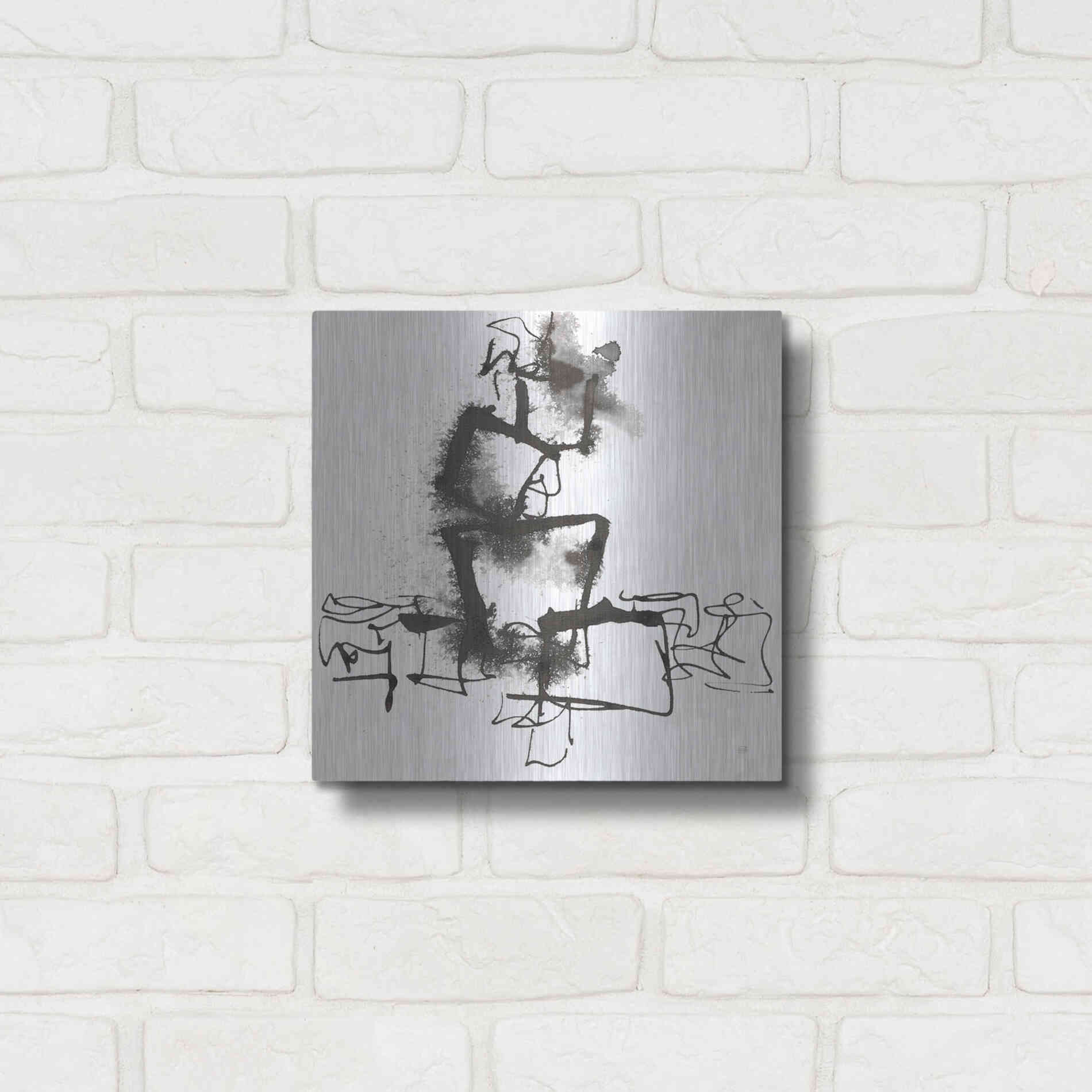 Luxe Metal Art 'Breaking Out I' by Chris Paschke, Metal Wall Art,12x12