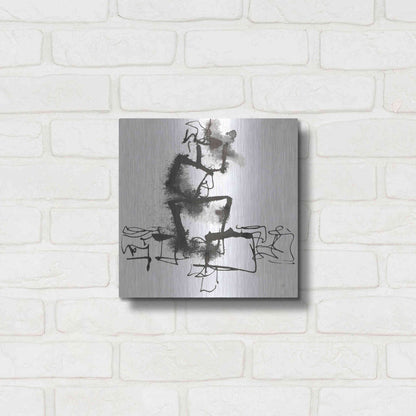 Luxe Metal Art 'Breaking Out I' by Chris Paschke, Metal Wall Art,12x12