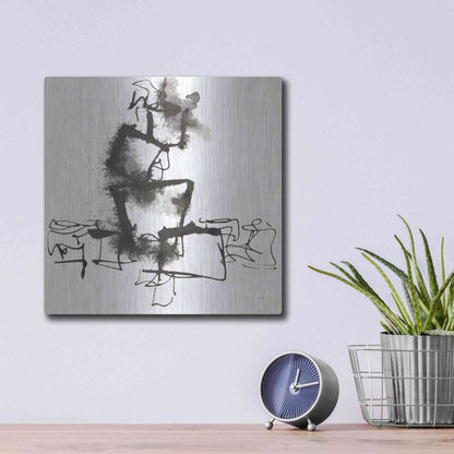 Luxe Metal Art 'Breaking Out I' by Chris Paschke, Metal Wall Art,12x12