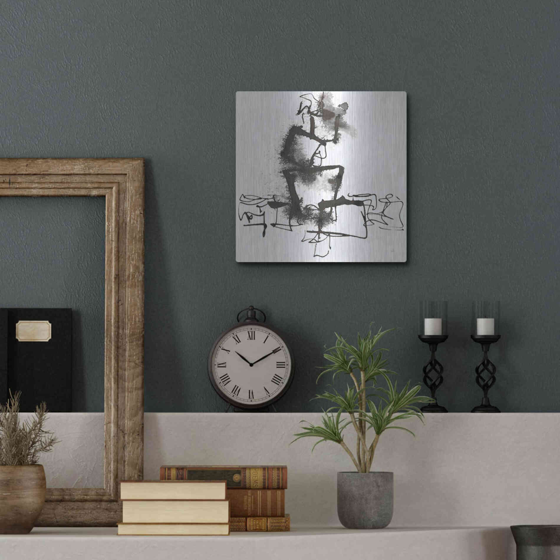 Luxe Metal Art 'Breaking Out I' by Chris Paschke, Metal Wall Art,12x12