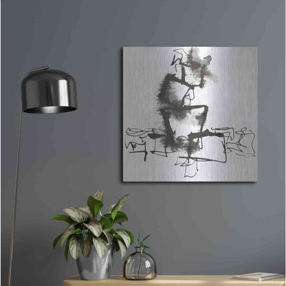 Luxe Metal Art 'Breaking Out I' by Chris Paschke, Metal Wall Art,24x24