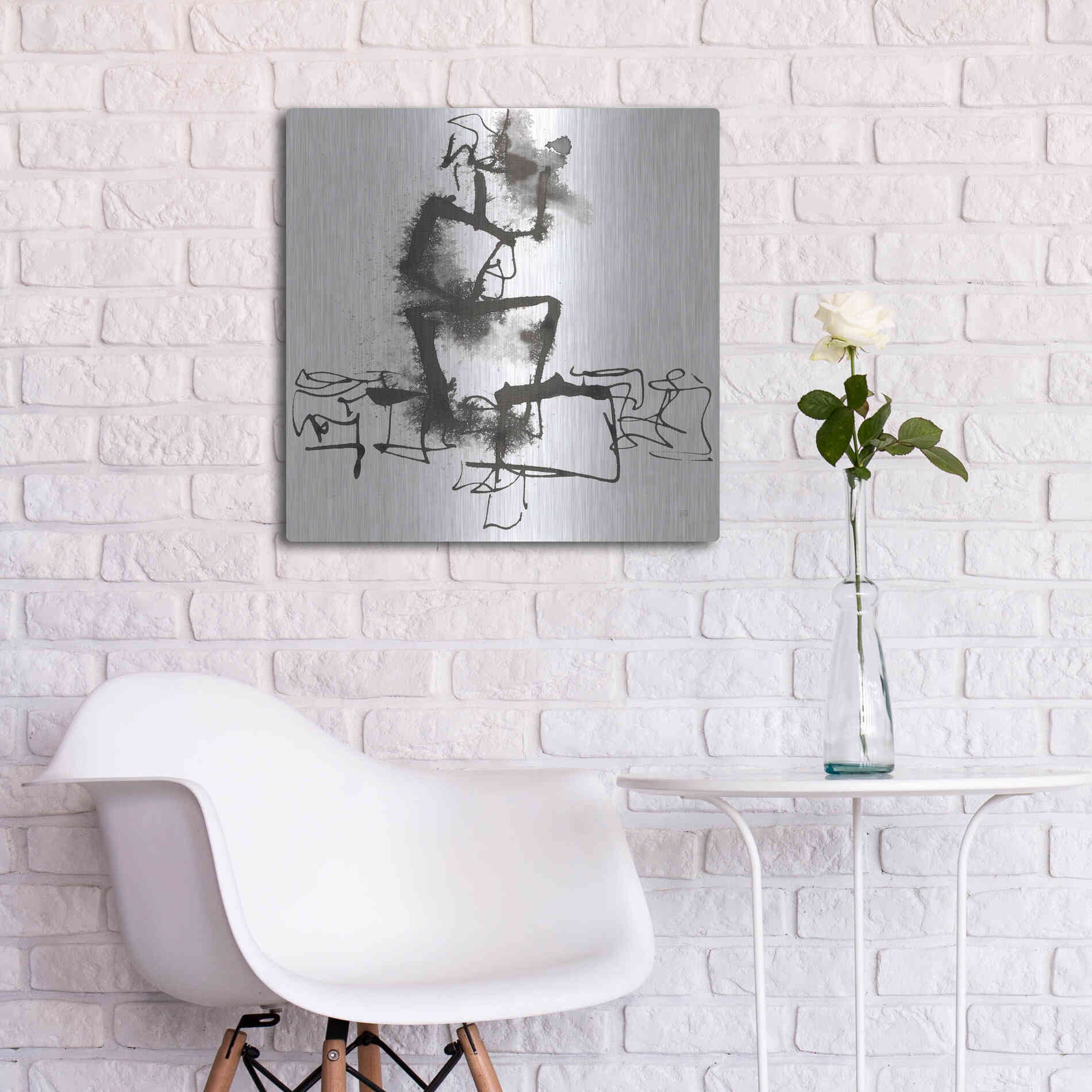 Luxe Metal Art 'Breaking Out I' by Chris Paschke, Metal Wall Art,24x24