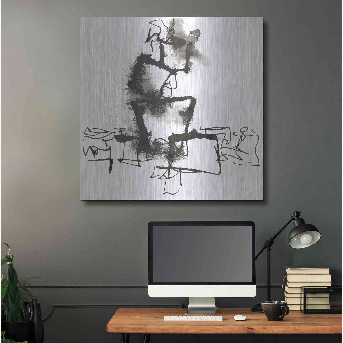 Luxe Metal Art 'Breaking Out I' by Chris Paschke, Metal Wall Art,36x36