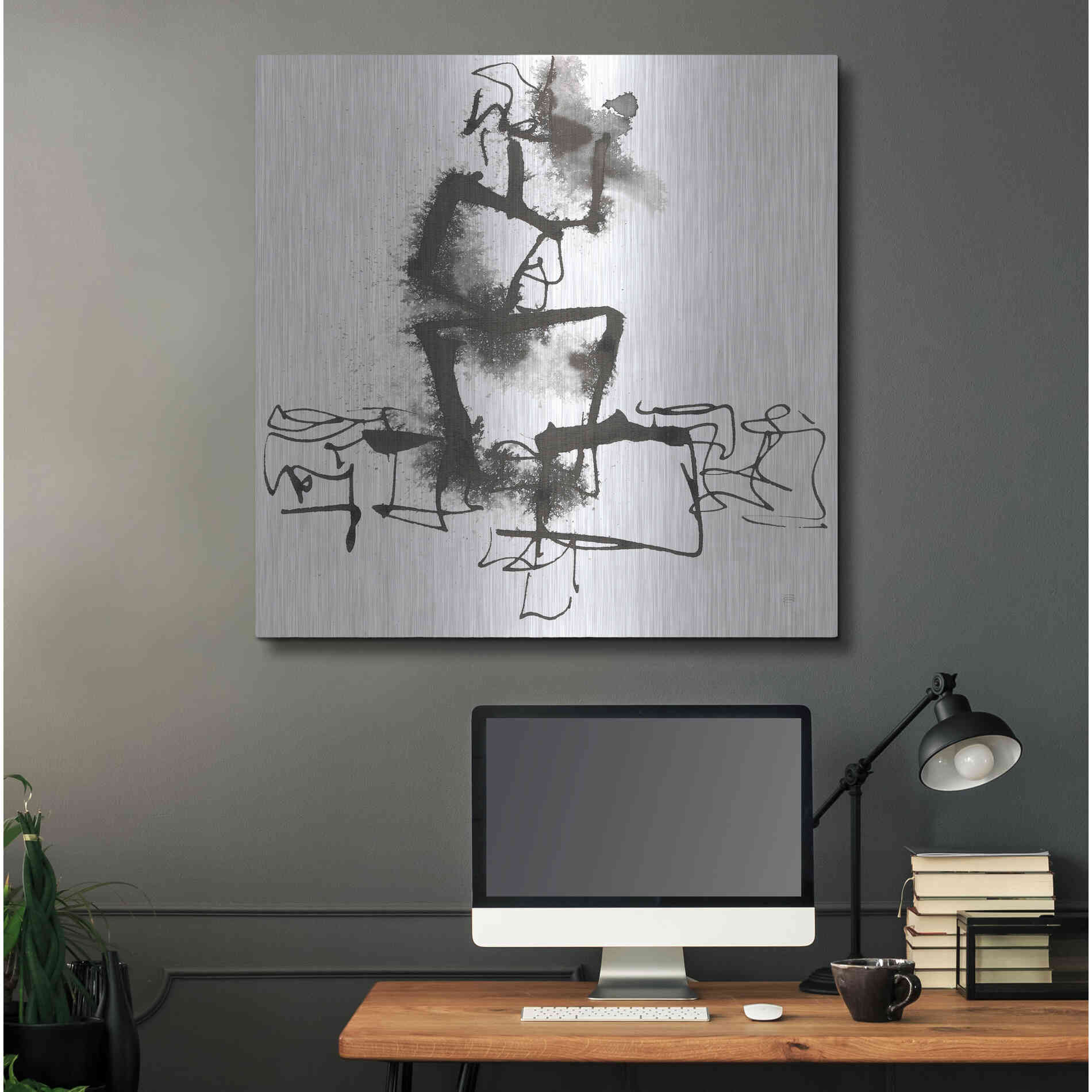 Luxe Metal Art 'Breaking Out I' by Chris Paschke, Metal Wall Art,36x36