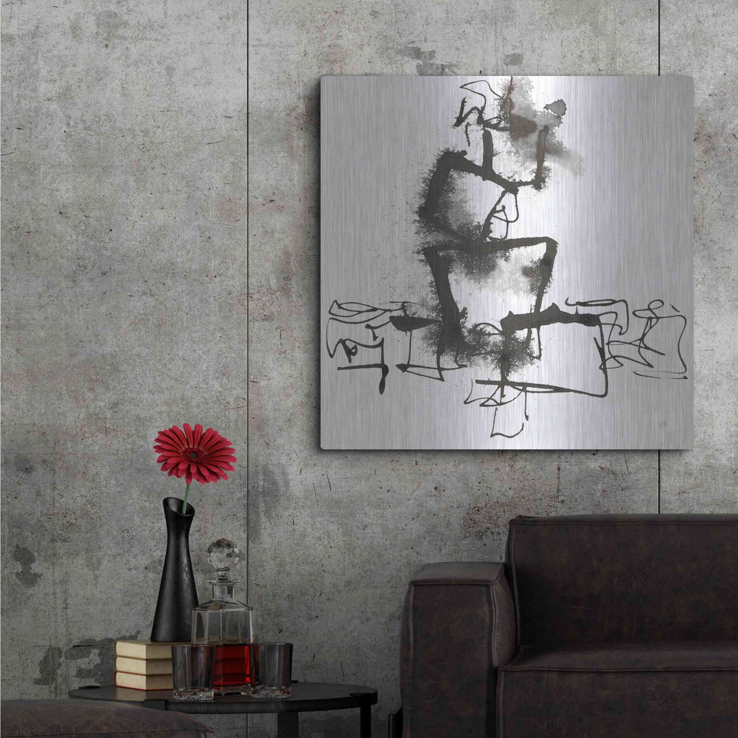 Luxe Metal Art 'Breaking Out I' by Chris Paschke, Metal Wall Art,36x36