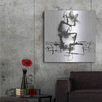 Luxe Metal Art 'Breaking Out I' by Chris Paschke, Metal Wall Art,36x36