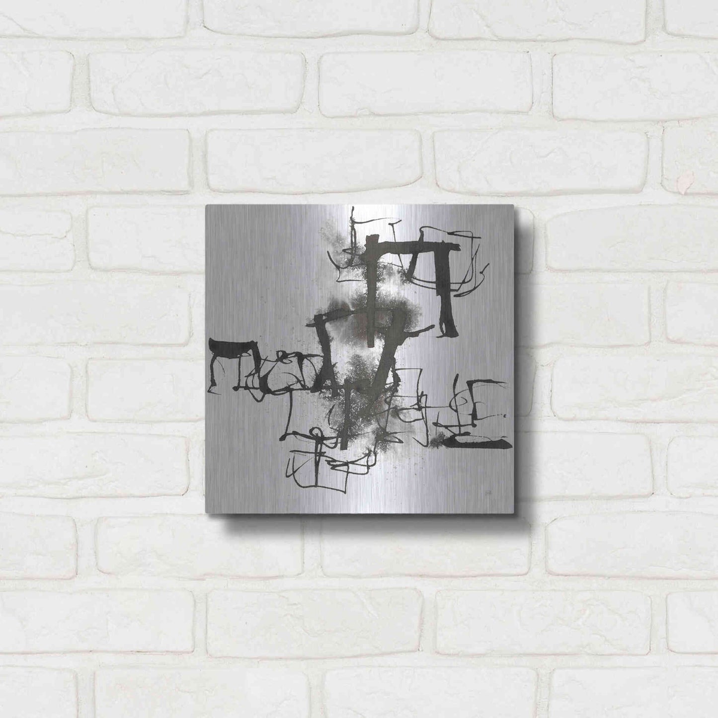 Luxe Metal Art 'Breaking Out II' by Chris Paschke, Metal Wall Art,12x12