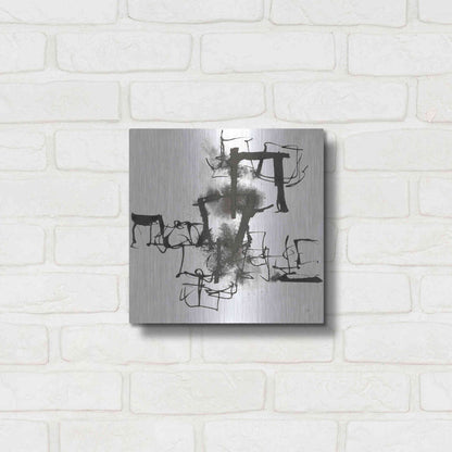 Luxe Metal Art 'Breaking Out II' by Chris Paschke, Metal Wall Art,12x12