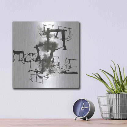 Luxe Metal Art 'Breaking Out II' by Chris Paschke, Metal Wall Art,12x12