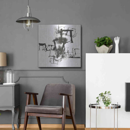 Luxe Metal Art 'Breaking Out II' by Chris Paschke, Metal Wall Art,24x24