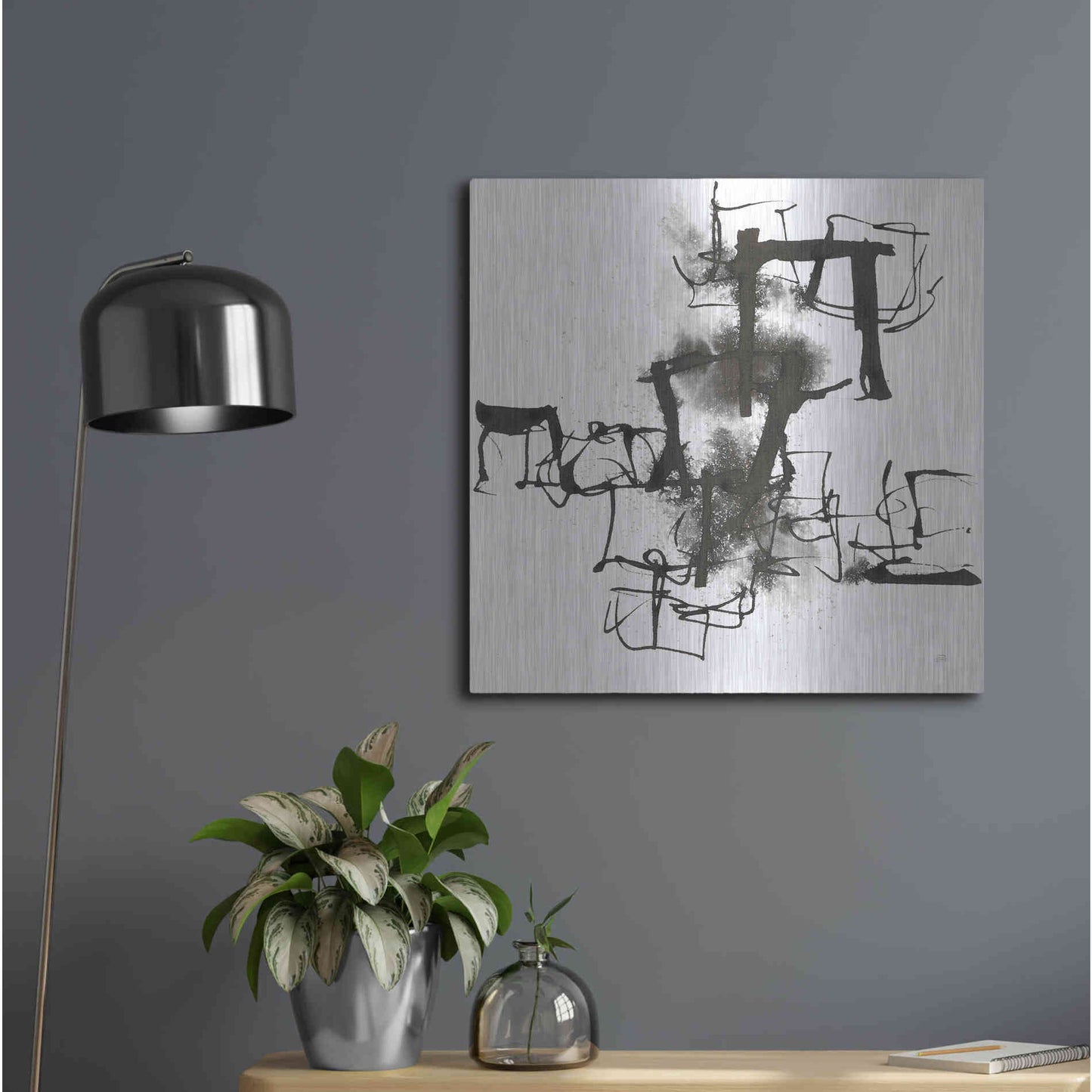 Luxe Metal Art 'Breaking Out II' by Chris Paschke, Metal Wall Art,24x24