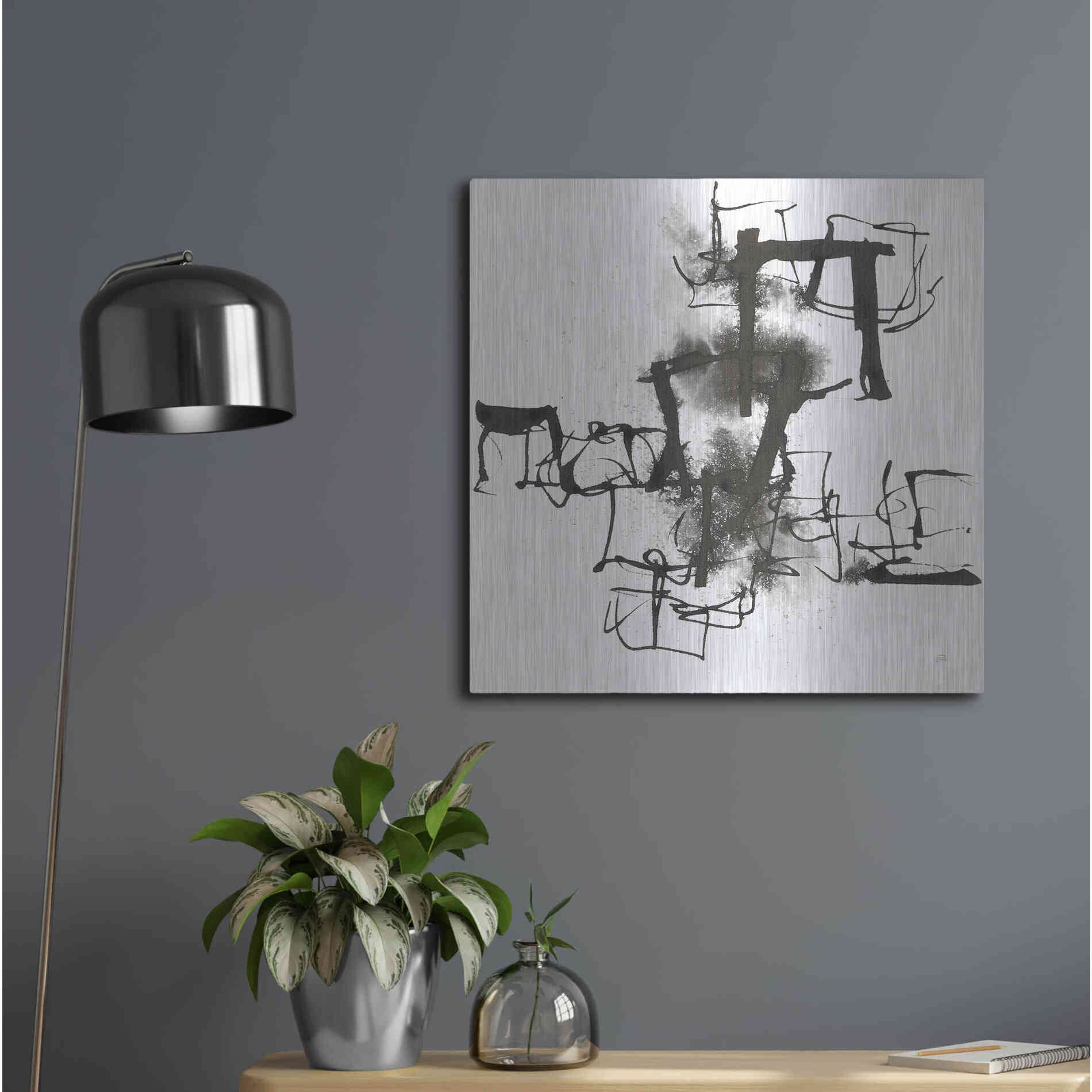 Luxe Metal Art 'Breaking Out II' by Chris Paschke, Metal Wall Art,24x24