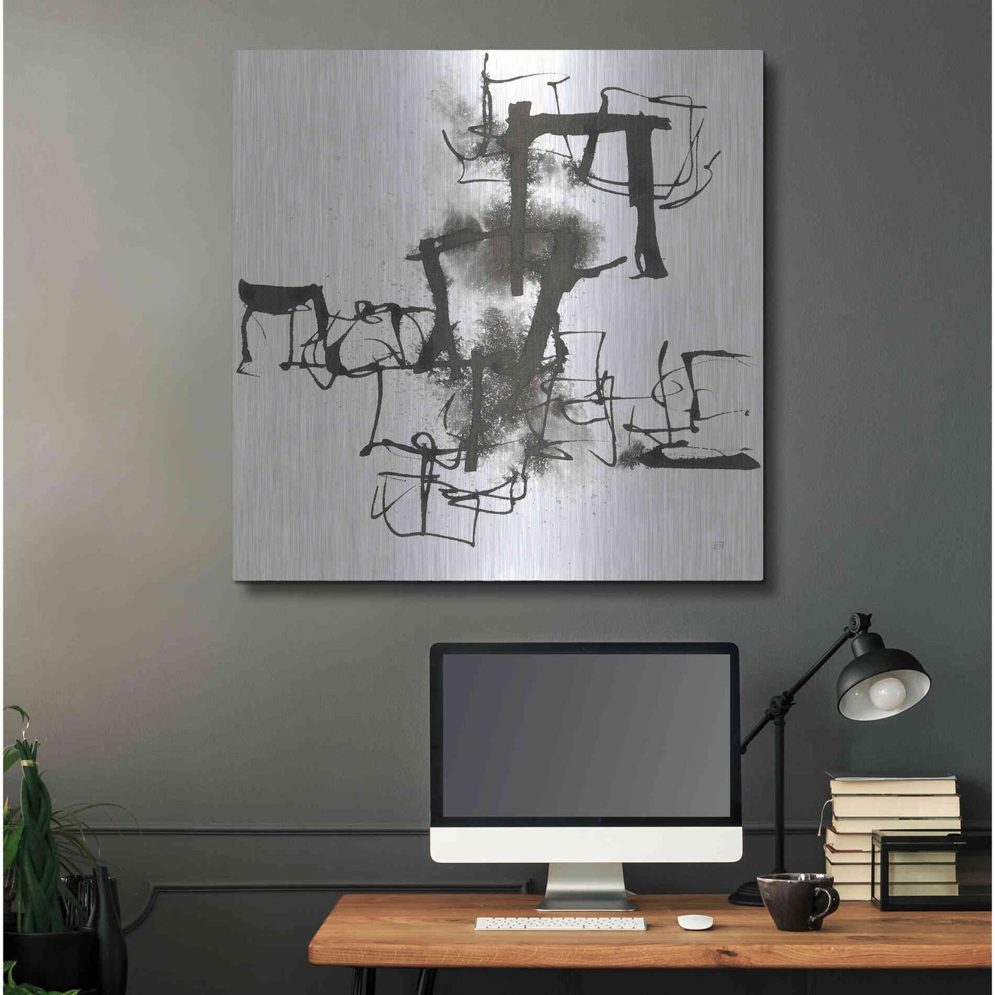Luxe Metal Art 'Breaking Out II' by Chris Paschke, Metal Wall Art,36x36