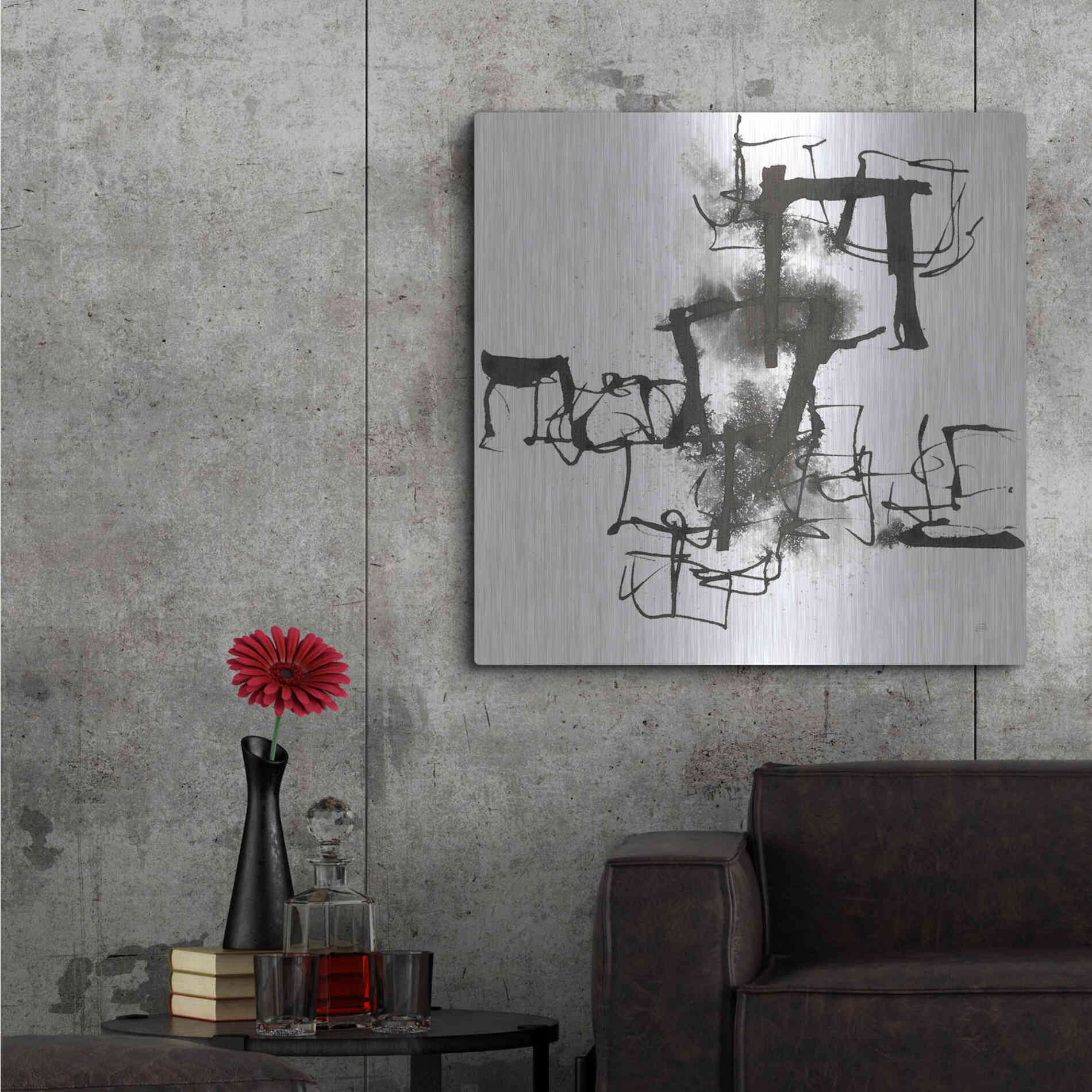 Luxe Metal Art 'Breaking Out II' by Chris Paschke, Metal Wall Art,36x36