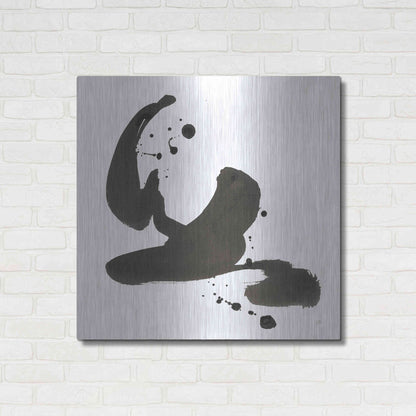 Luxe Metal Art 'Ink Drops I' by Chris Paschke, Metal Wall Art,36x36