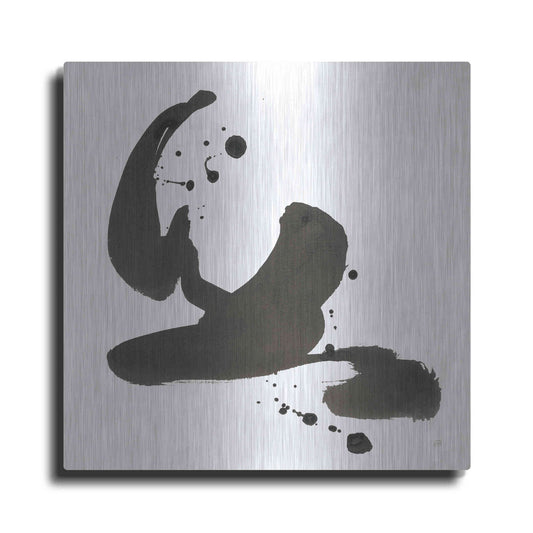 Luxe Metal Art 'Ink Drops I' by Chris Paschke, Metal Wall Art