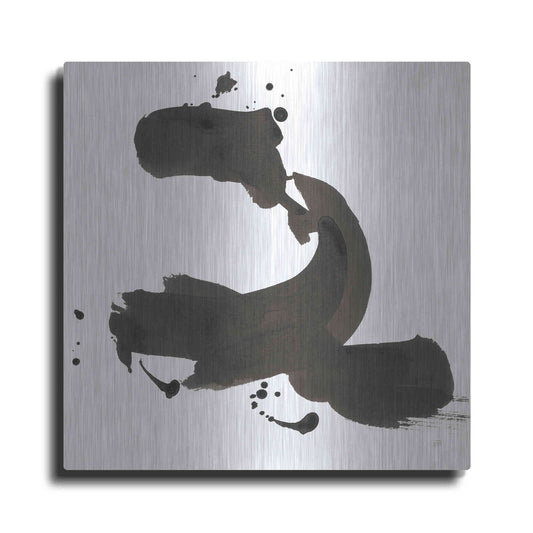 Luxe Metal Art 'Ink Drops II' by Chris Paschke, Metal Wall Art