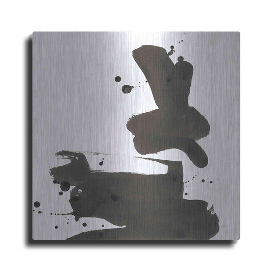 Luxe Metal Art 'Ink Drops III' by Chris Paschke, Metal Wall Art