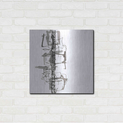 Luxe Metal Art 'Rope Ladder I' by Chris Paschke, Metal Wall Art,24x24