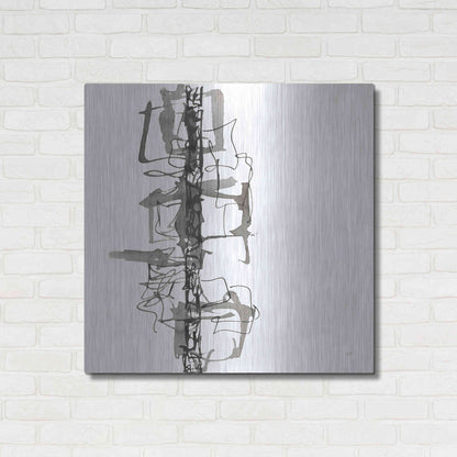 Luxe Metal Art 'Rope Ladder I' by Chris Paschke, Metal Wall Art,36x36