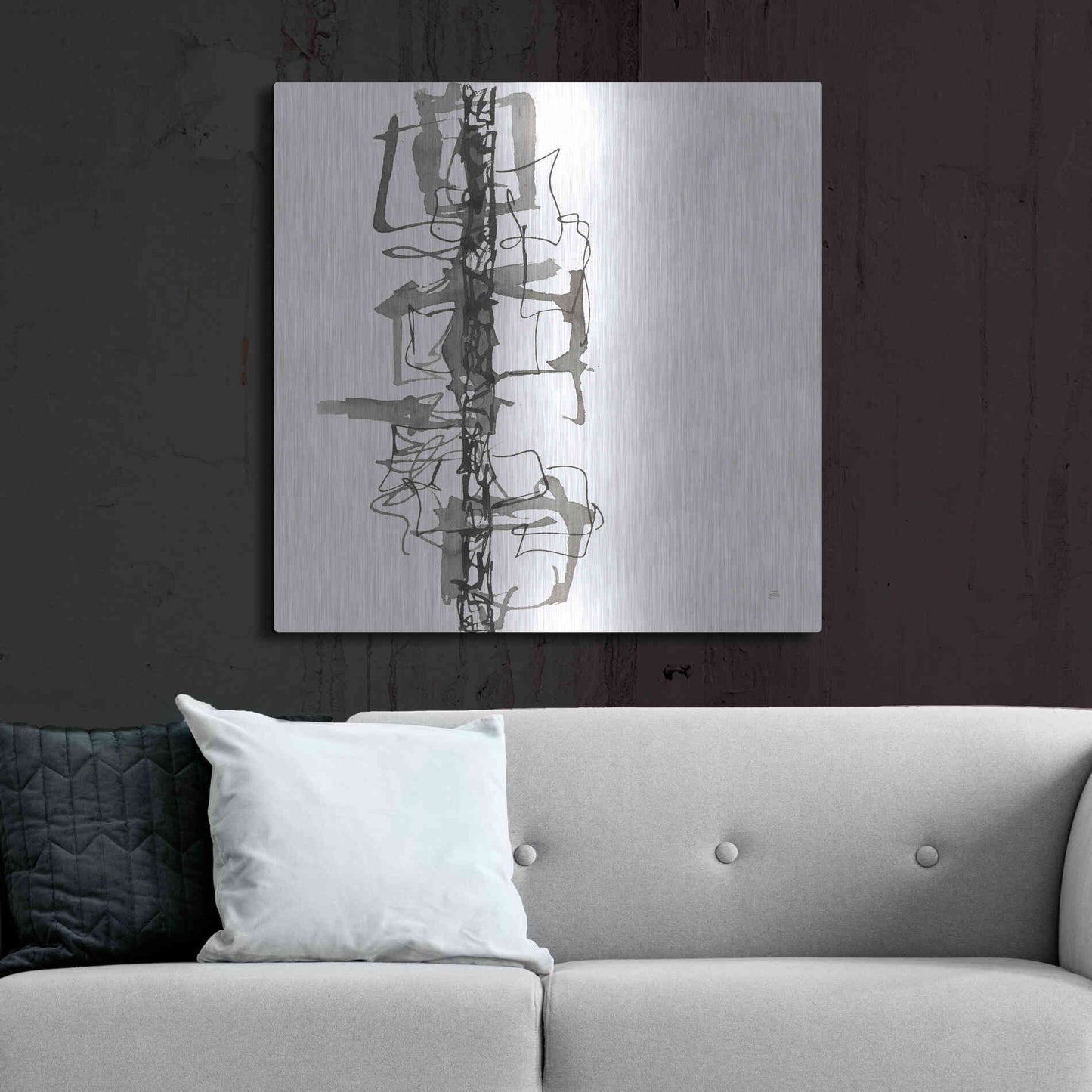 Luxe Metal Art 'Rope Ladder I' by Chris Paschke, Metal Wall Art,36x36