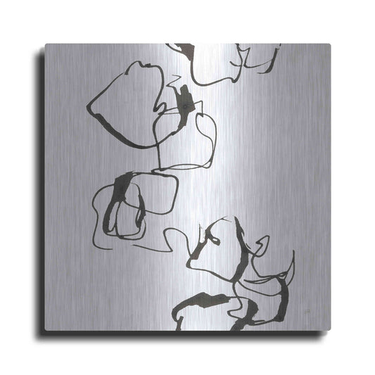 Luxe Metal Art 'Stoned II' by Chris Paschke, Metal Wall Art