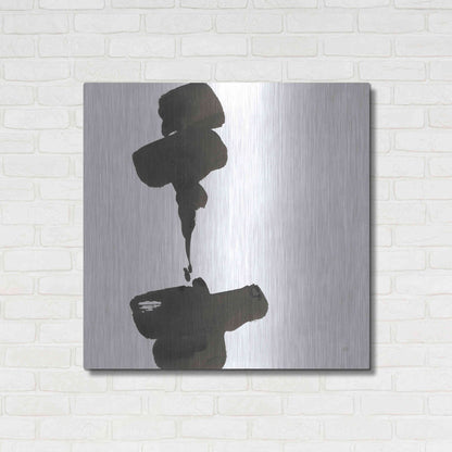 Luxe Metal Art 'Swash III' by Chris Paschke, Metal Wall Art,36x36