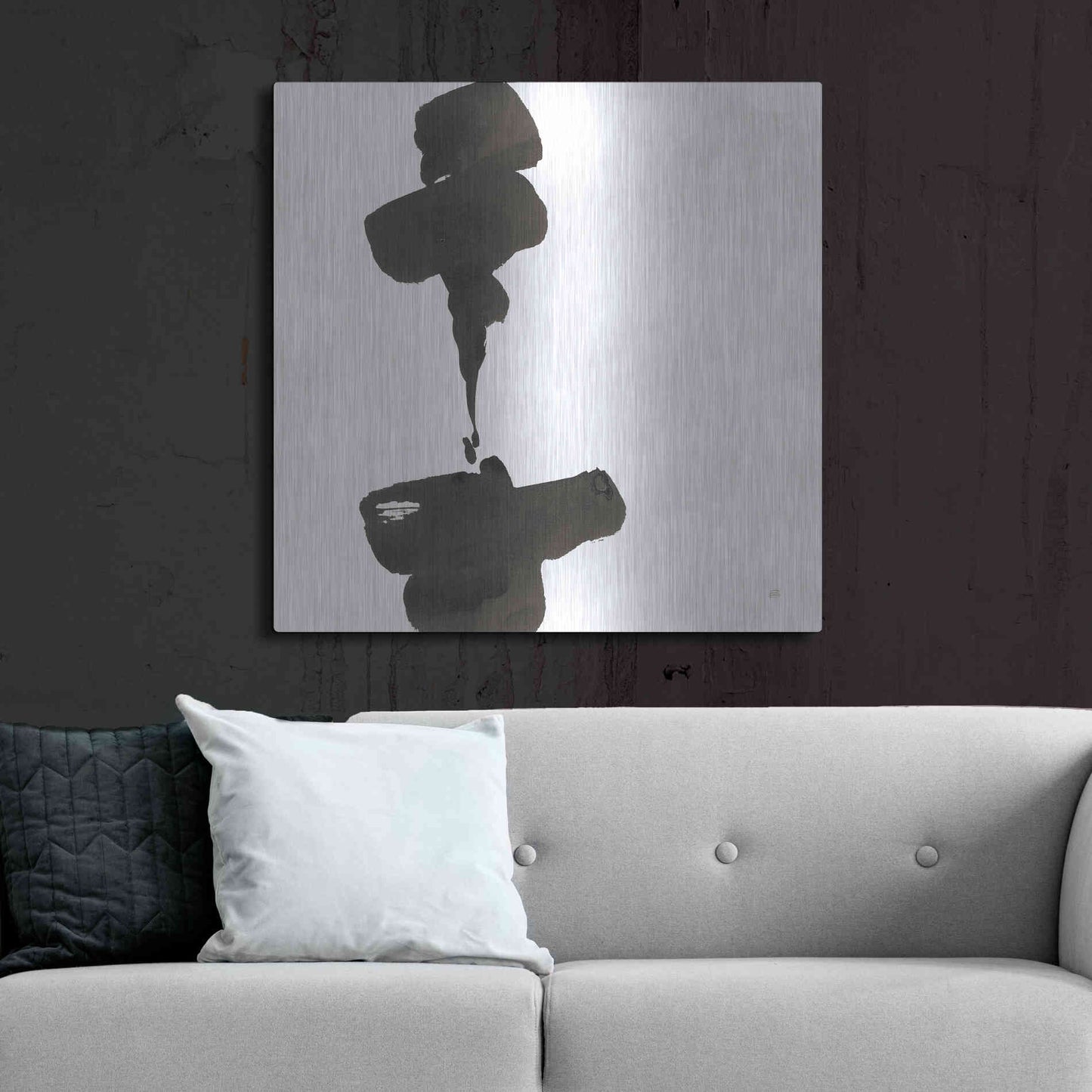 Luxe Metal Art 'Swash III' by Chris Paschke, Metal Wall Art,36x36