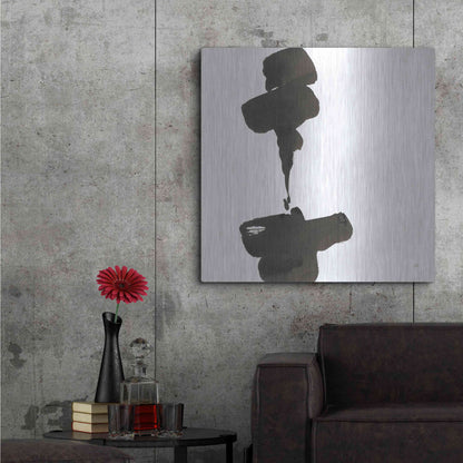 Luxe Metal Art 'Swash III' by Chris Paschke, Metal Wall Art,36x36
