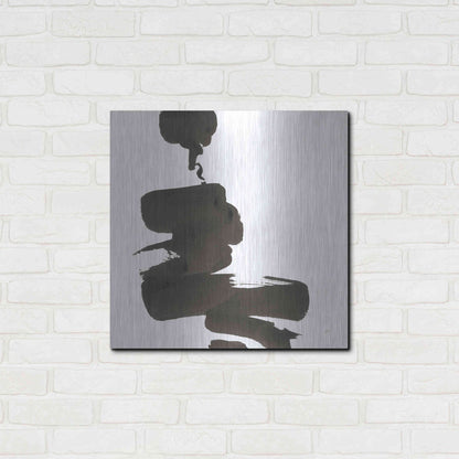 Luxe Metal Art 'Swash IV' by Chris Paschke, Metal Wall Art,24x24