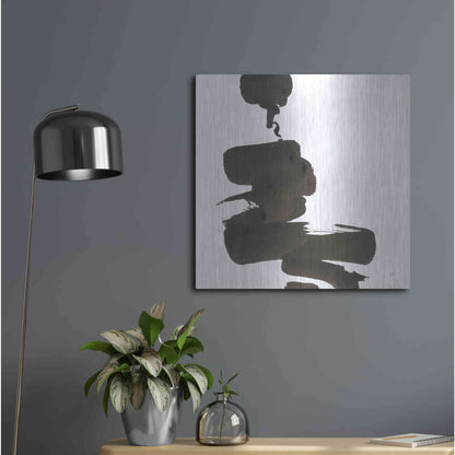 Luxe Metal Art 'Swash IV' by Chris Paschke, Metal Wall Art,24x24
