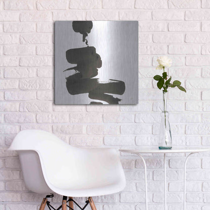 Luxe Metal Art 'Swash IV' by Chris Paschke, Metal Wall Art,24x24
