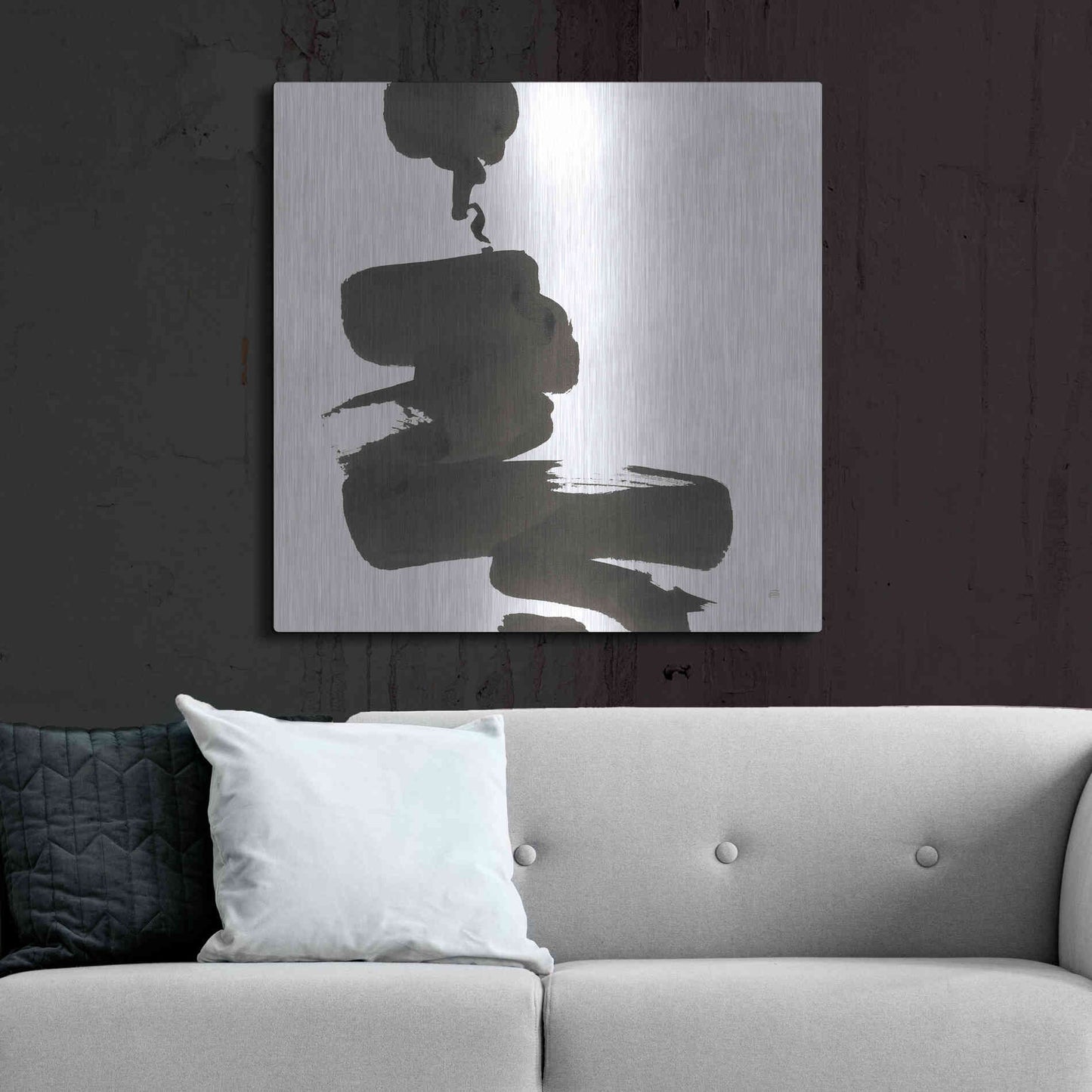 Luxe Metal Art 'Swash IV' by Chris Paschke, Metal Wall Art,36x36