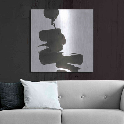 Luxe Metal Art 'Swash IV' by Chris Paschke, Metal Wall Art,36x36