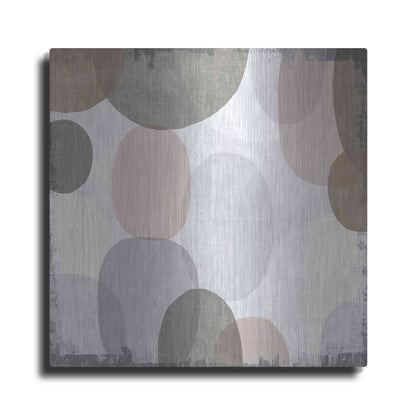 Luxe Metal Art 'Pastel Drips II' by Michael Mullan, Metal Wall Art